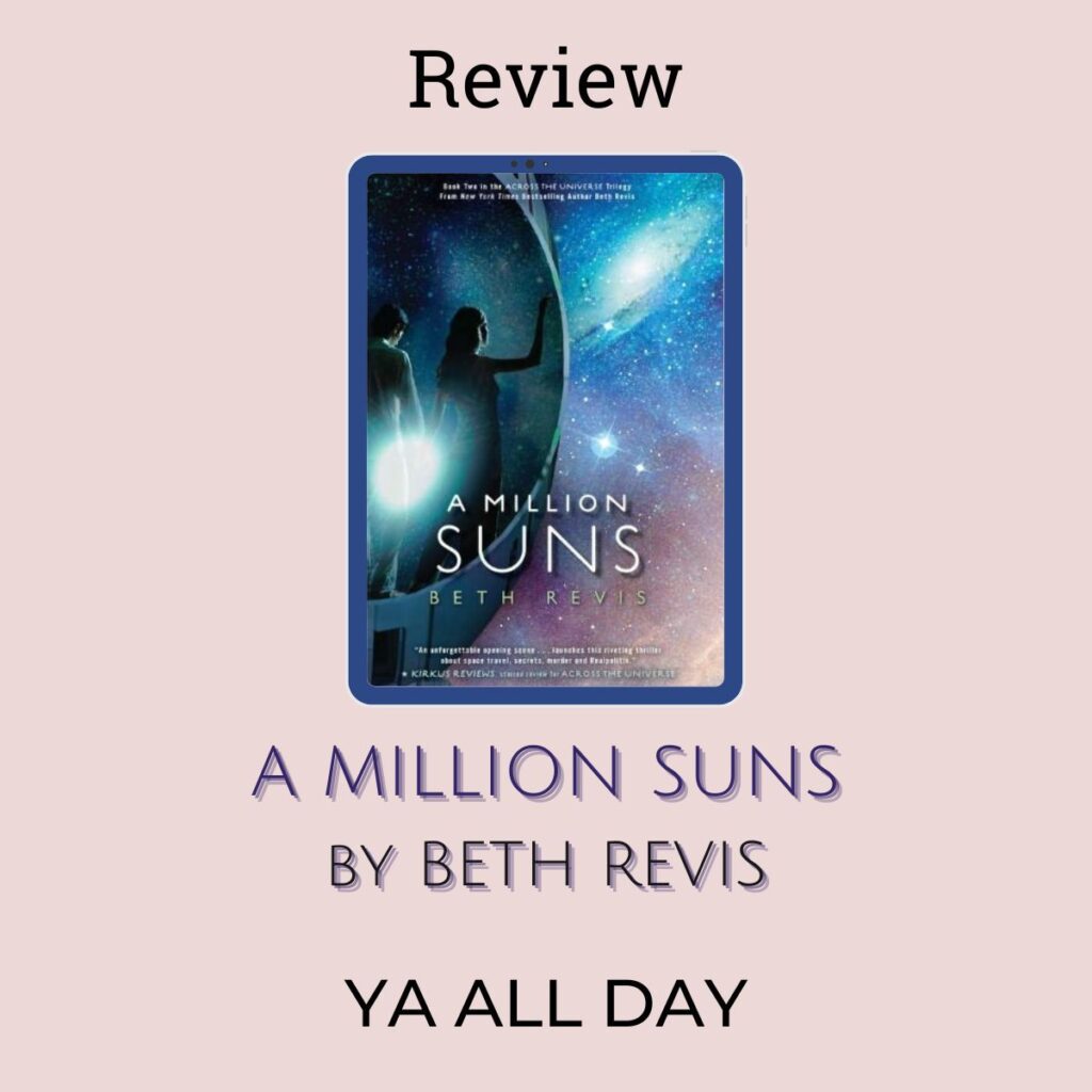 Cover of A Million Suns on a pink background