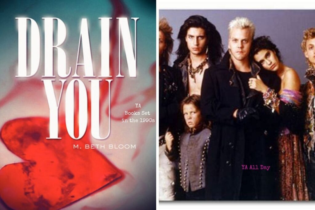 Photo collage of Drain You by M. Beth Bloom and the cast of The Lost Boys