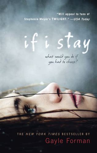 The cover of If I Stay by Gayle Forman, a 2000s YA book that was made into a movie