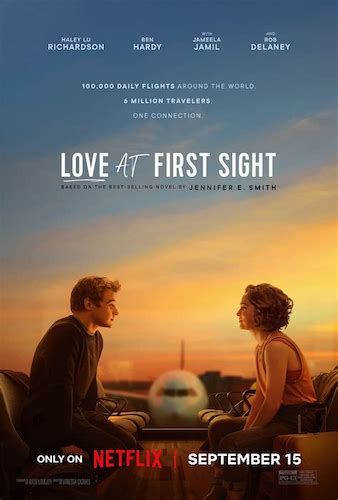 Movie poster for Love At First Sight on Netflix, a movie adaptation of a 2000s YA book