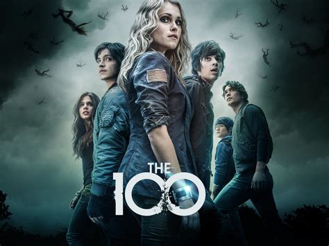 Movie poster for the 100 based on the YA book by Kass Morgan