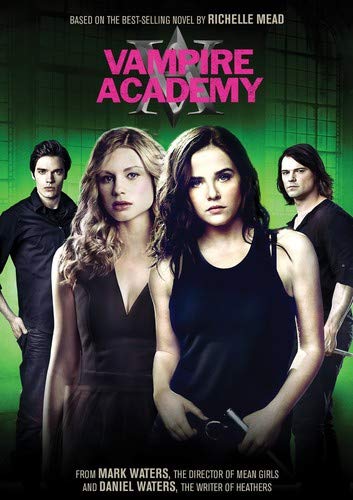 Poster for the movie of Vampire Academy, based on the popular 2000s YA paranormal book series.