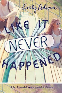 Like it Never Happened by Emily Adrian features a vintage style photo of a guy and a girl