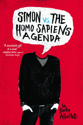 Cover of Simon and the Homo Sapiens Agenda, w YA book that was also made into the movie Love Simon