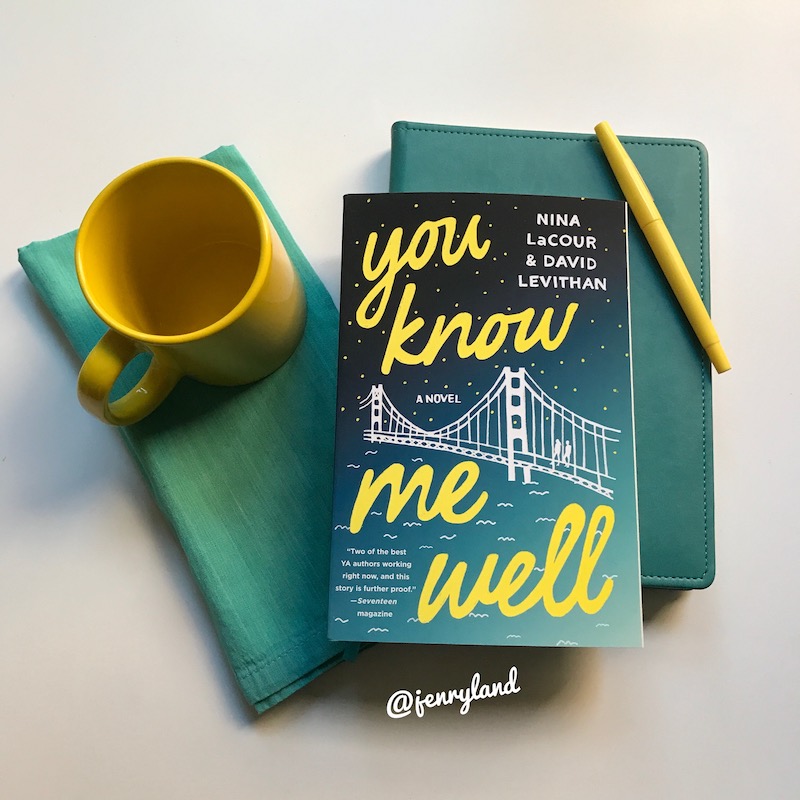 Original photo of You Know Me Well on top of a journal with a yellow mug and a yellow pen on the table.