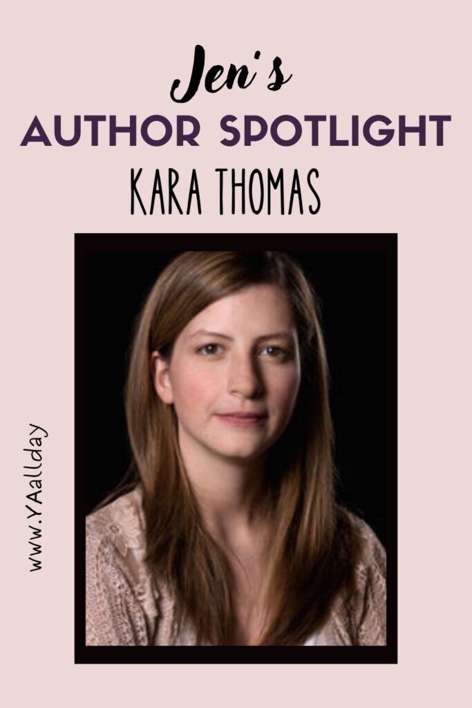 Author Spotlight on Kara Thomas. A photo of the author