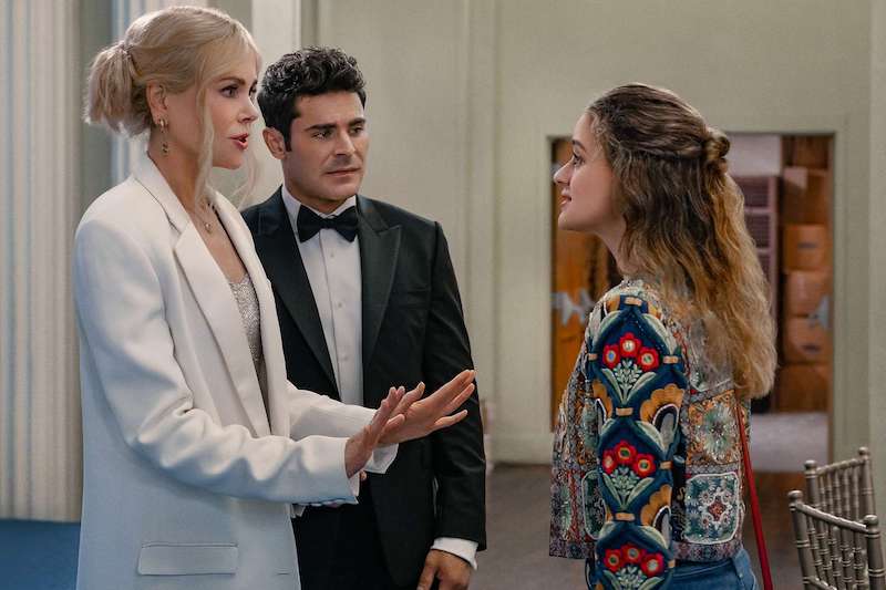 Nicole Kidman, Zach Efron and Joey King in A Family Affair on Netflix