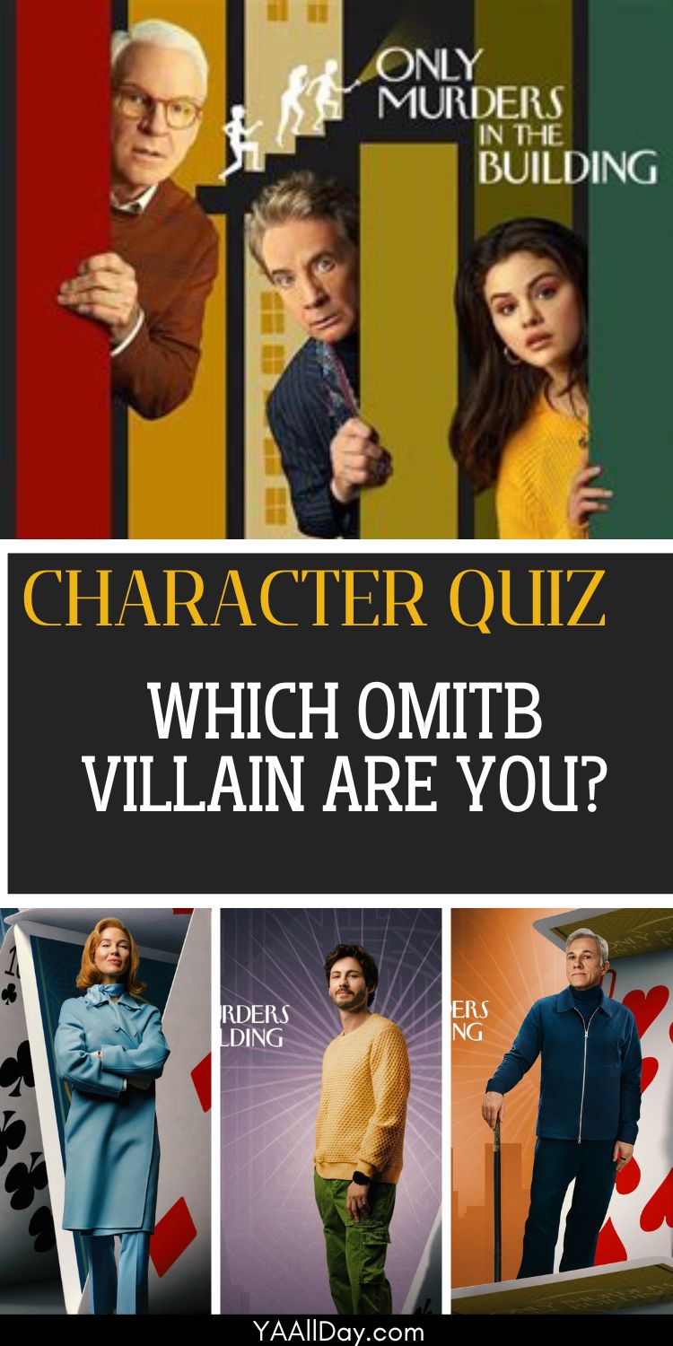 Collage pin for Quiz: Only Murders in the Building Villain Are You?