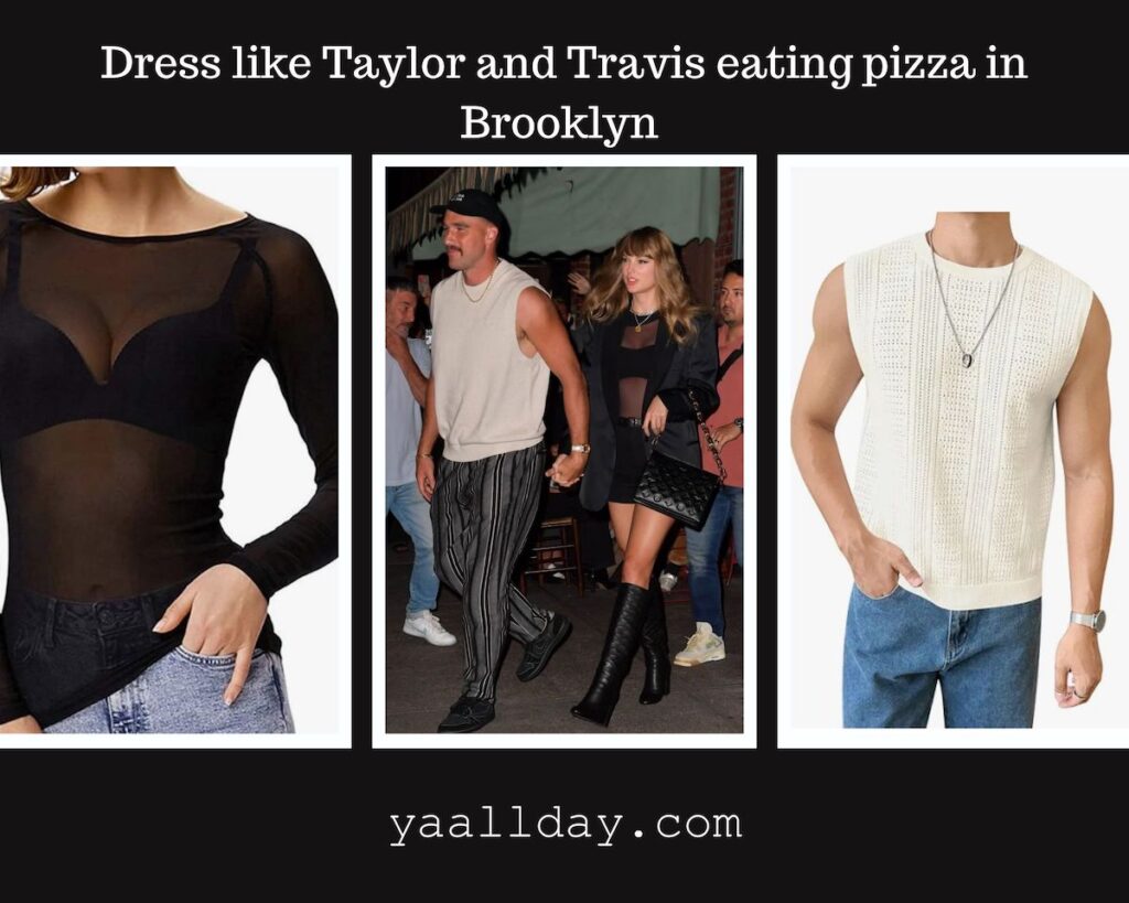 Taylor and Travis couples costume: Pizza in Brooklyn