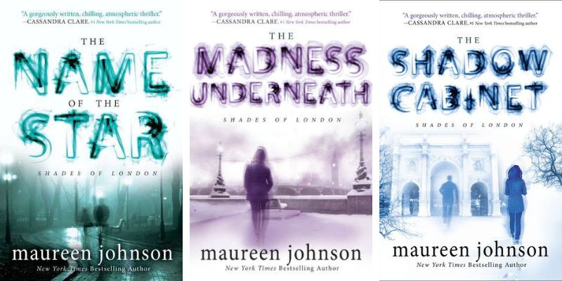 Series photo of the three books in the Shades of London series
