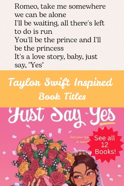 Cover of Just Say Yes and some lyrics from the Taylor Swift song