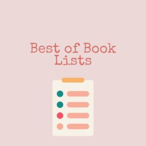 Best of book lists. A checklist on a pink background