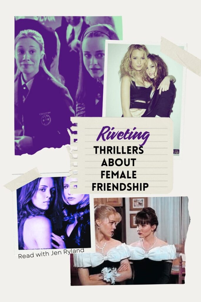 Photo collage of famous female frenemies