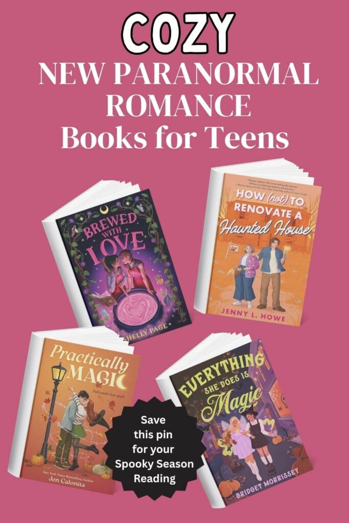Four cozy new paranormal; books for teens