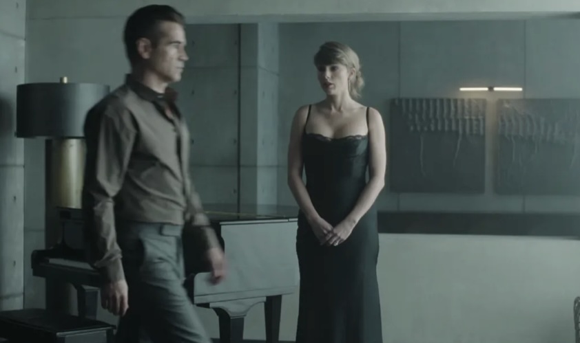 Taylor Swift Life of a Showgirl Encore black slip dress