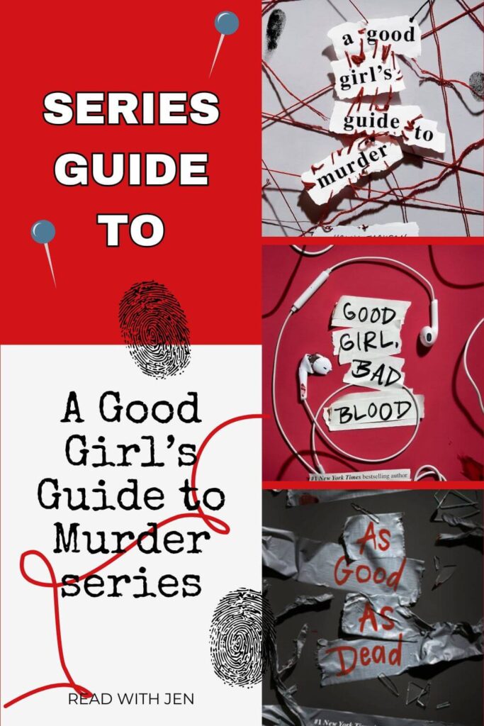 Series Guide to The Good Girls Guide series by Holly Jackson. All three book covers.