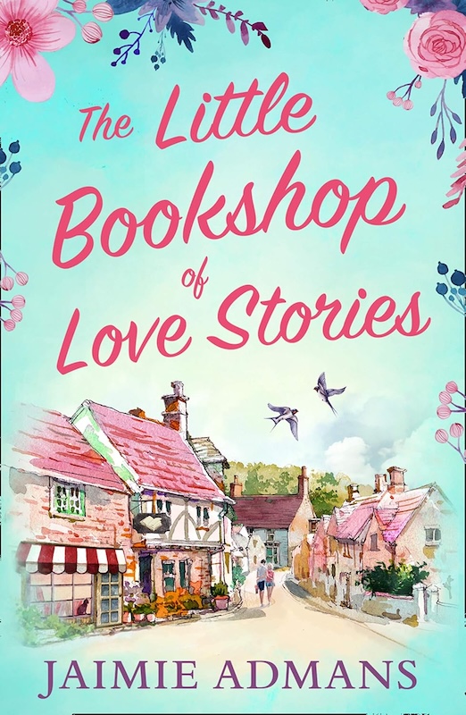 Cover of Little Shop of Love Stoeries shows a charming pink bookshop