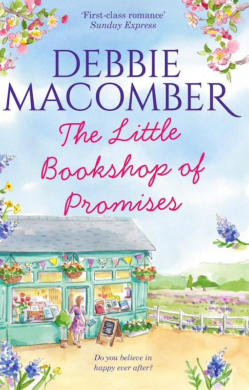 Cover of Little Bookshop of Promises which shows a small green bookshop