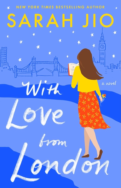 Cover of With Love From London shows a woman in a skirt and heels walking in the night