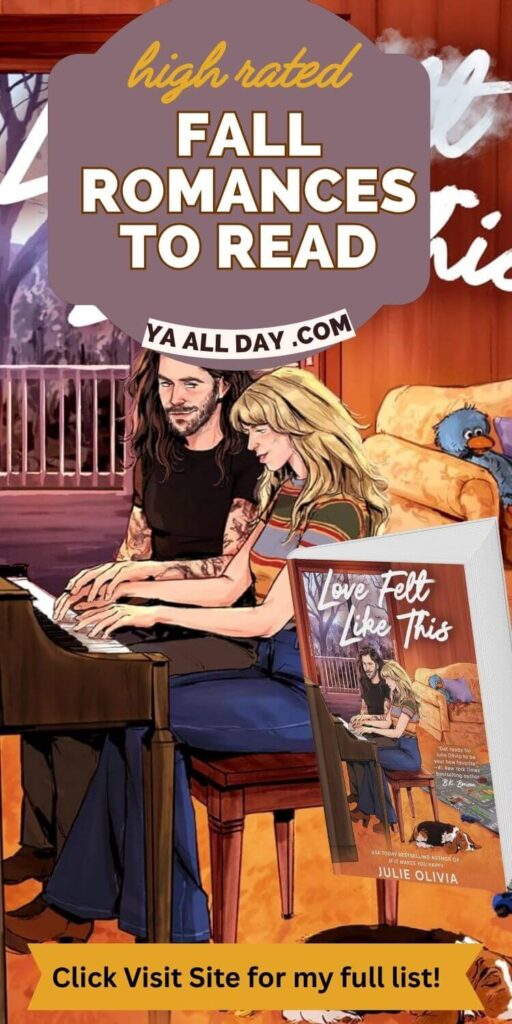 The cover illustration for Love Felt Like This which shows a man with long hair and a blond woman sitting at a piano