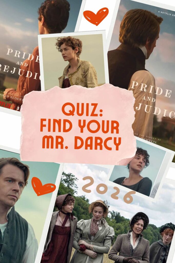 Find Your Mr Darcy: photo collage of Jack Lowden in the 2026 adaptation